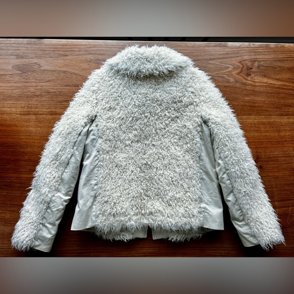 ❗️clearance❗️ See By Chloe - Faux Fur Puffed Jacket Cream Size 36 - Picture 4 of 10